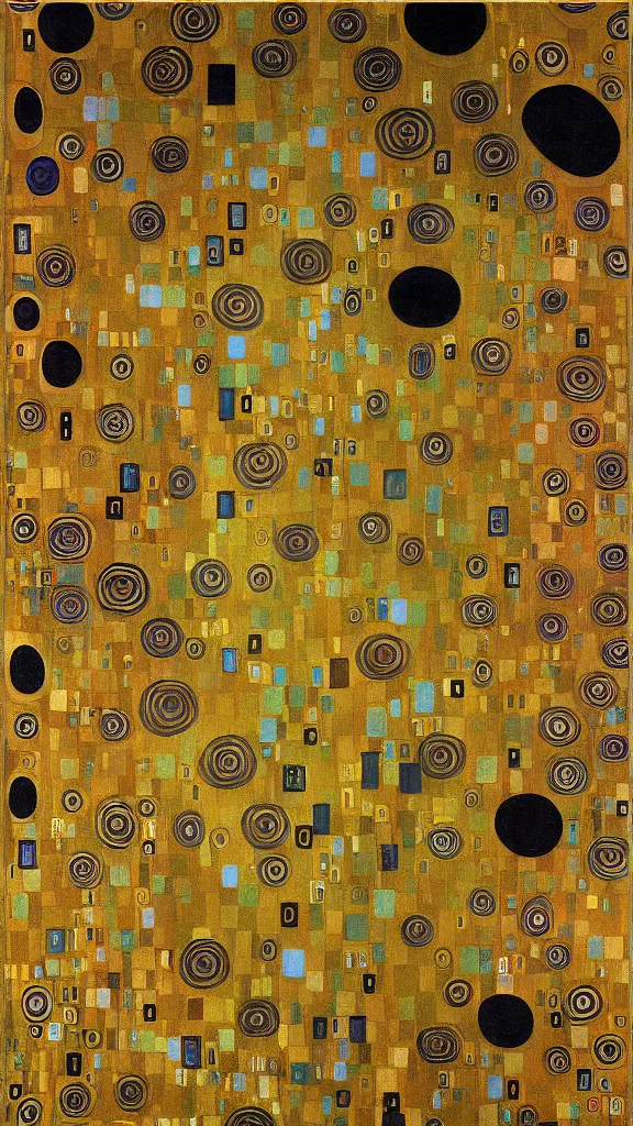 Prompt: microscopic bacteria by gustav klimt