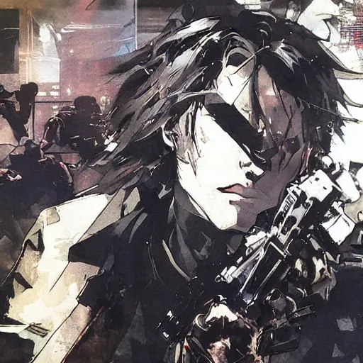 Image similar to by yoji shinkawa