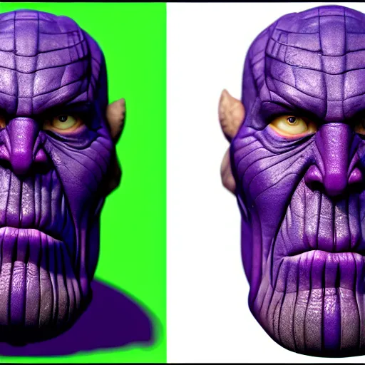 Prompt: thanos's face on a grape, hyperdetailed, artstation, cgsociety, 8 k