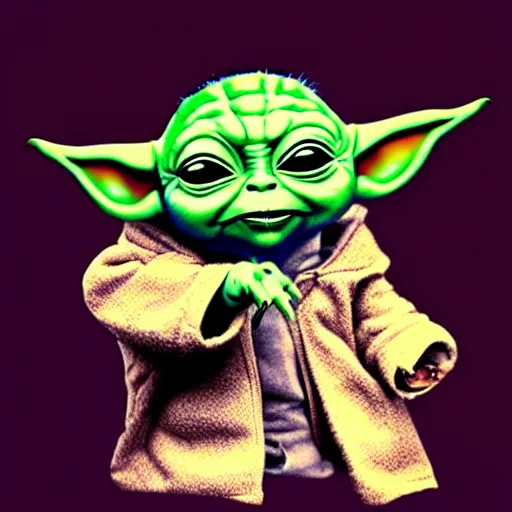 Prompt: Baby Yoda as a gangster, made by Randy Bishop, trending on artstation, 8k, hyperdetalied,