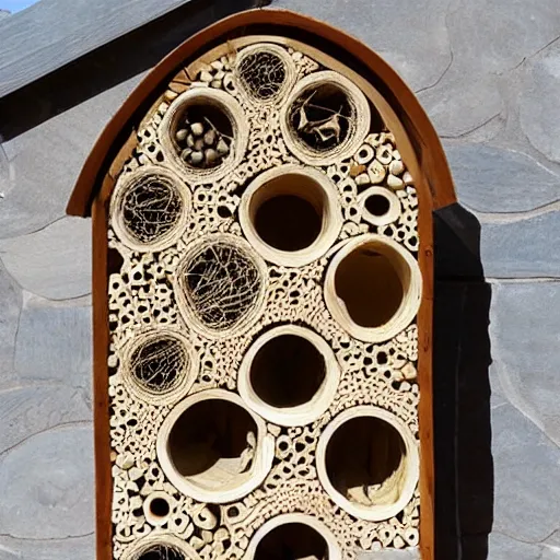 Prompt: insect hotel designed by Gaudi