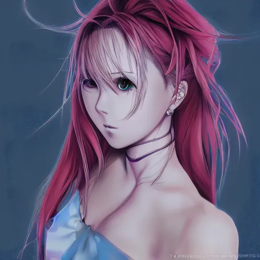 Image similar to portrait of dancer coping with mental illness, anime fantasy illustration by tomoyuki yamasaki, kyoto studio, madhouse, ufotable, trending on artstation