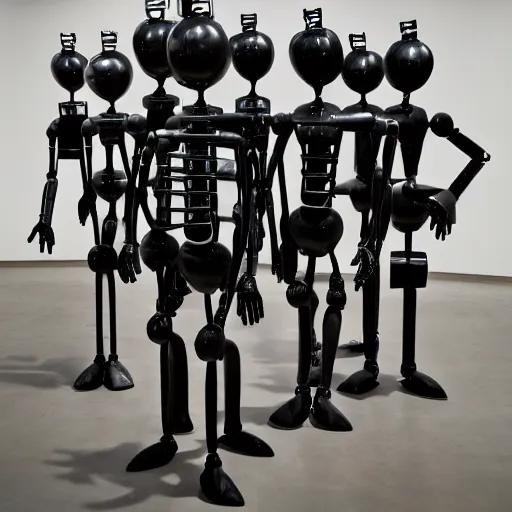 Prompt: robots by louise bourgeois