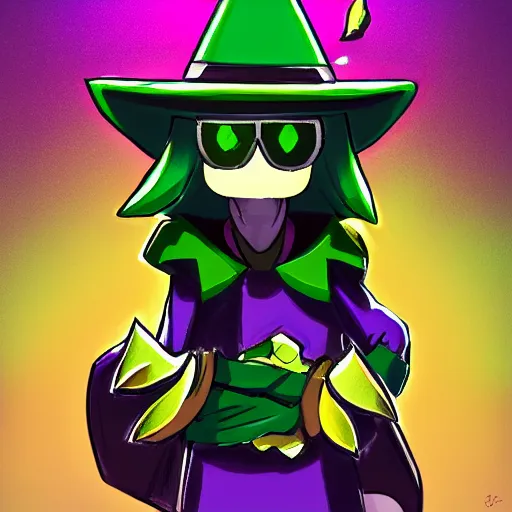 Prompt: ralsei deltarune, detailed, artstation