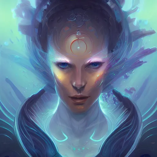 Prompt: portrait of a beautiful cybernetic emanation, by pete mohrbacher and artgerm and wlop, digital art, highly detailed, intricate, fantasy, mystical, Trending on Artstation HQ, deviantart, unreal engine, 4K UHD image