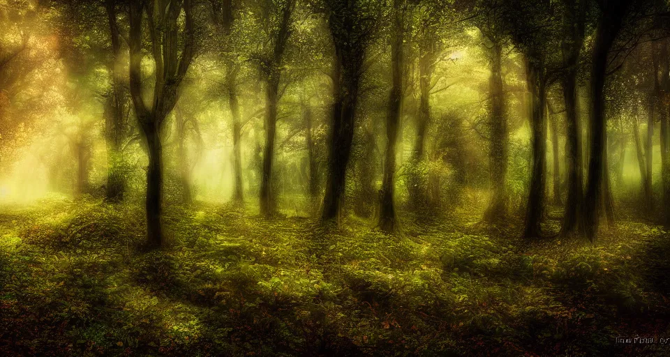 Image similar to Enchanted and magic forest, by 500px