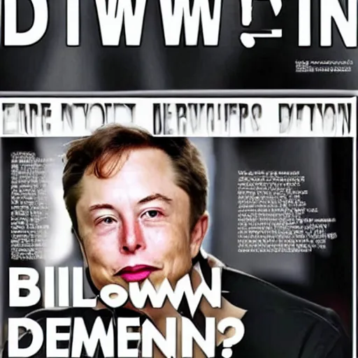 Image similar to down syndrome elon musk