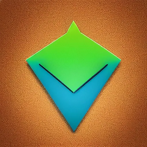 Image similar to arrow 3 d apple app icon material design pixar by victo ngai