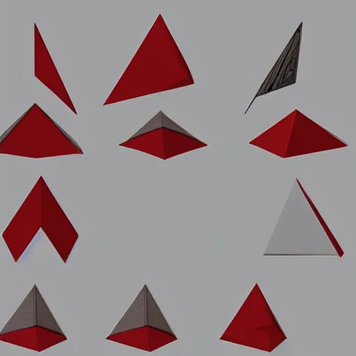 Image similar to concept art, polygonal, oldschool 8 0 s pyramid!!! triangular!!! cardboard!!! soviet ussr milk pack, blue, red and white, in game pathologic 2, unreal engine,