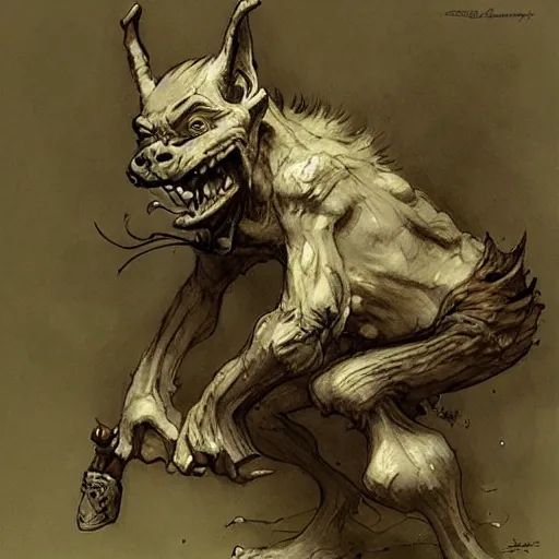 Image similar to a goblin by jean baptiste monge