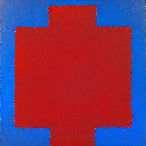 Prompt: red square malevich