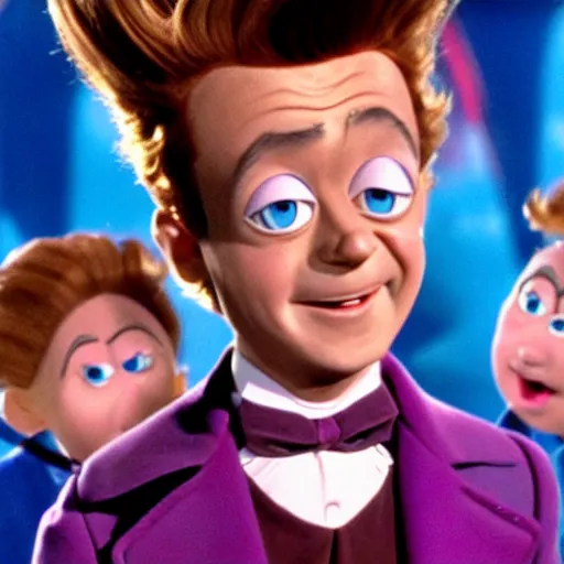 Image similar to A still of Jimmy Neutron in Willy Wonka