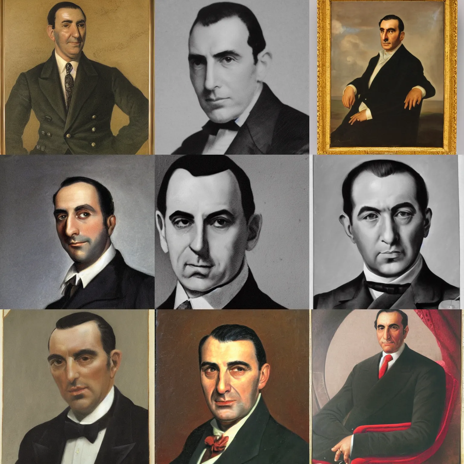 Prompt: portrait of Juan Domingo Peron