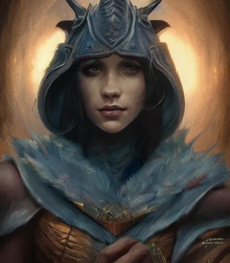 Image similar to Attractive Dragonborn DnD portrait, highly detailed, digital painting, artstation, concept art, sharp focus, illustration, art by artgerm and greg rutkowski and alphonse mucha