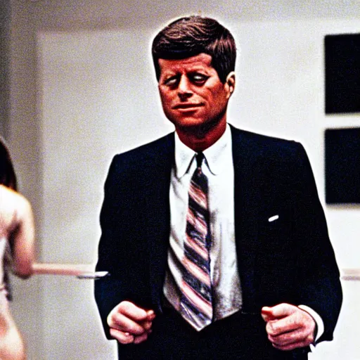 Image similar to John Fitzgerald Kennedy in American Psycho (1999)