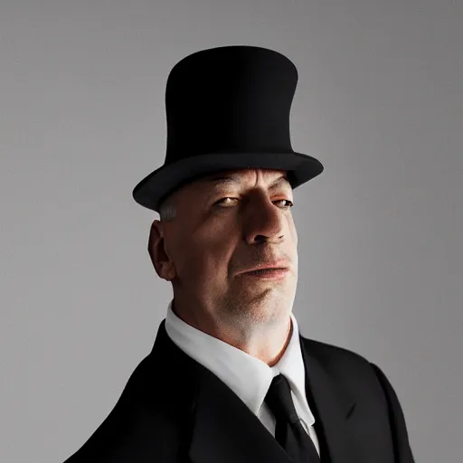 Image similar to professional head shot photograph of fashion model homer simpson wearing black suit by reza nia, nick knight, amy judd, jil sander minimal romantic heavenly elite style, posed, fluorescent makeup, beautiful, studio, studio lighting, flat natural tones, sharp focus, 8 k, very fine detail, stunning matte painting