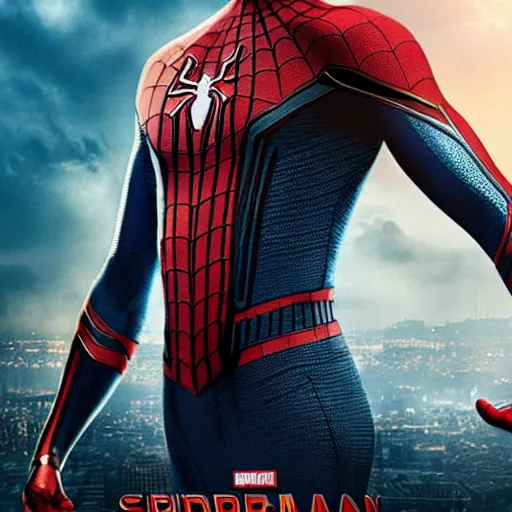 Prompt: epic 8k Spider-Man movie poster hdr amazing lighting