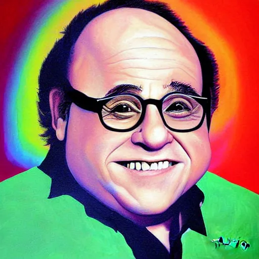 Image similar to Danny Devito painting by Thomas-Montacellinio