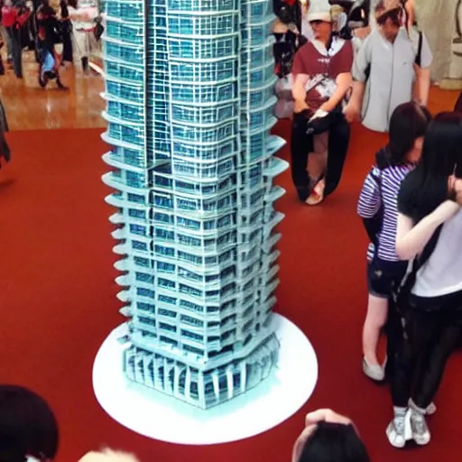 Image similar to A cosplay of Taipei 101