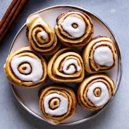 Prompt: cinnamon rolls made out of jewels, high clarity, marquis cut