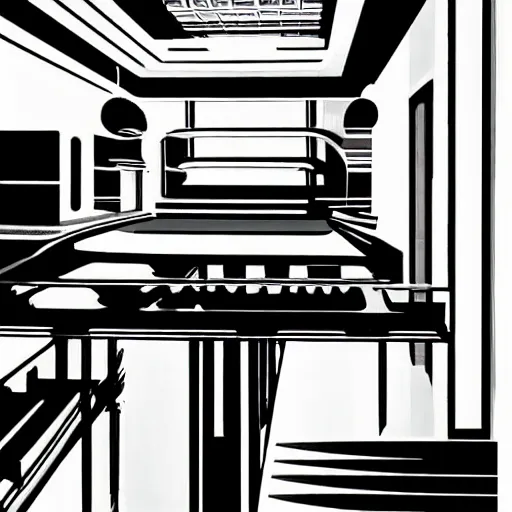 Prompt: Syd Mead style palace