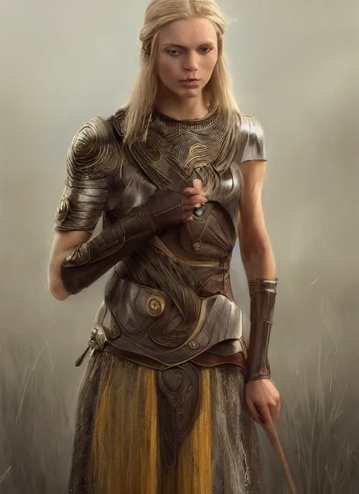 Prompt: a full head photoshot, detailed photograph of skinny young blonde norse warrior, elegant, photorealism ultradetailed digital art, irina french, heraldo ortega, mandy jurgens, golden ratio, art canvas, award winning, masterpiece trending on artstation 8 k 1 5 0 mpx, hasselblade wide shot