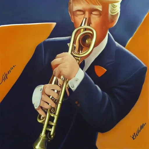 Image similar to donald trumpet