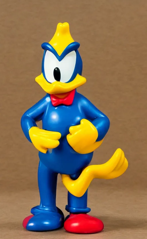 Prompt: disney, donald duck, 1980, figurine, made in china, detailed product photo