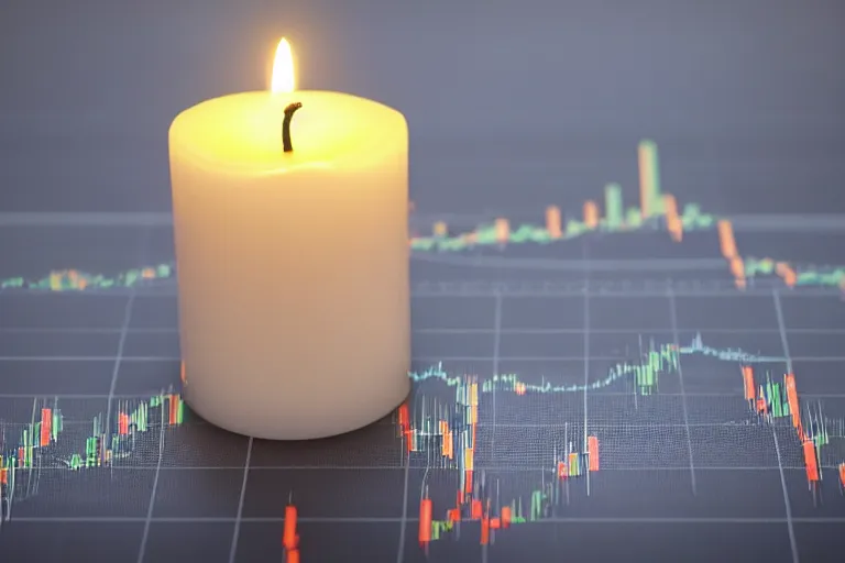 Image similar to stock financial candle chart, 8 k