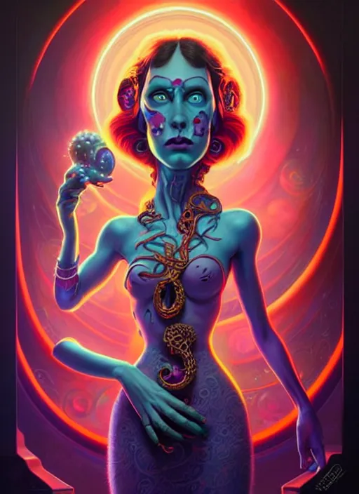 Image similar to cosmic lovecraft random cartoon character portrait, pixar style, by tristan eaton stanley artgerm and tom bagshaw.