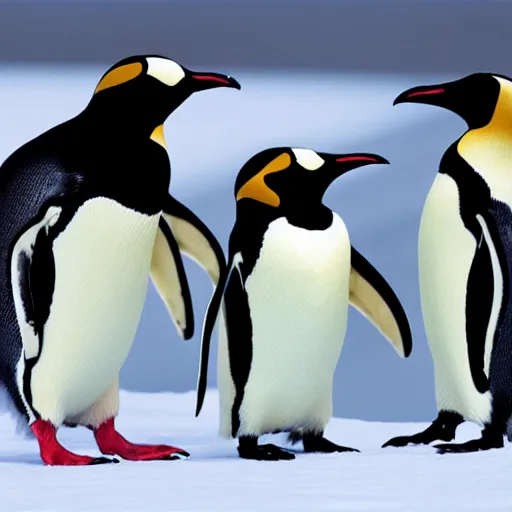 Image similar to penguins as relativizes