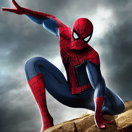 Image similar to advanced spider - man suit, cinematic, volumetric lighting, realistic, hyperdetailed, photorealistic, photograph