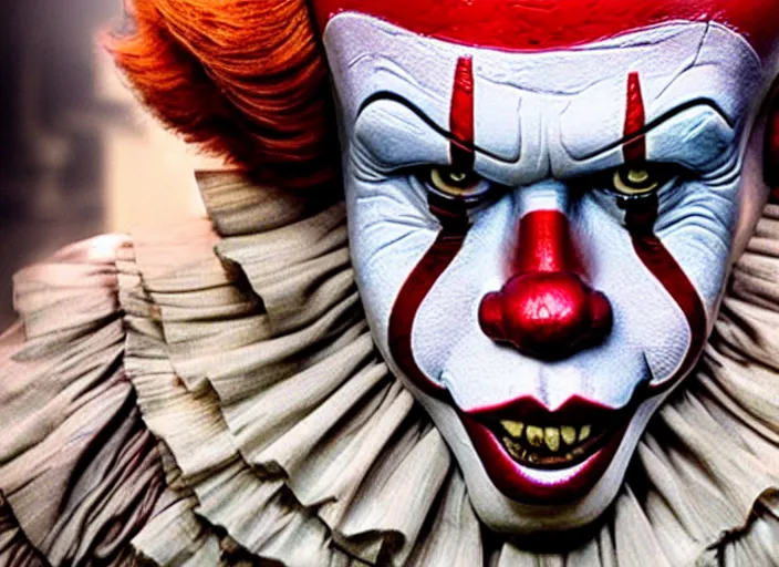 Image similar to pennywise obama, 4 k hdr, smooth, sharp focus, high resolution, award - winning photo