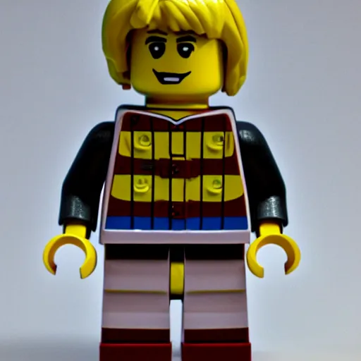 Prompt: Tim Burgess as a Lego figure
