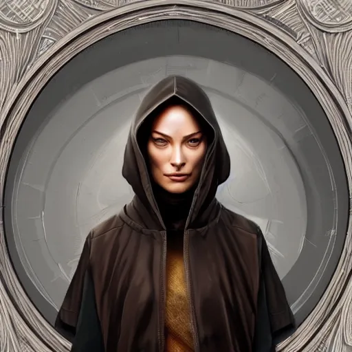 Prompt: full figure ultra realistic illustration, olivia wilde with light brown hair wearing a black hoodie, intricate, elegant, highly detailed, digital painting, artstation, concept art, smooth, sharp focus, illustration, art by artgerm and greg rutkowski and alphonse mucha