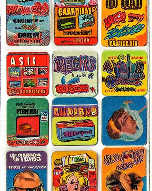 Image similar to wacky packages card from the 1 9 7 0 s