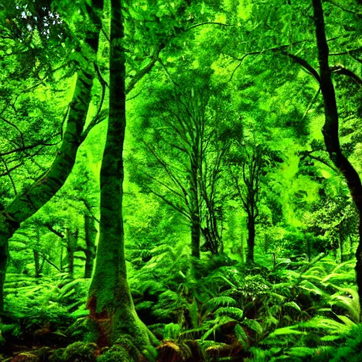 Prompt: verdant forest