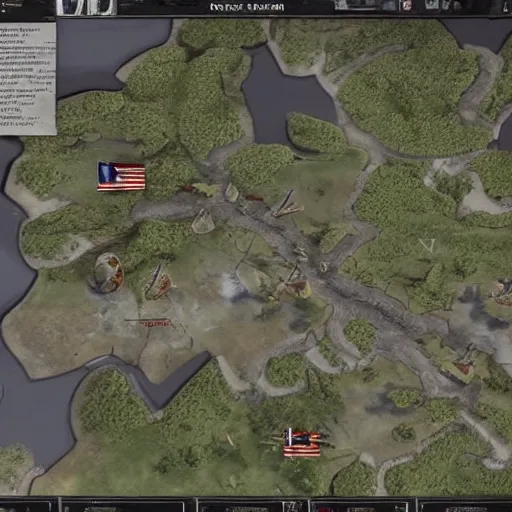 Prompt: a map strategy game about world war ii in the style of realism 4 k