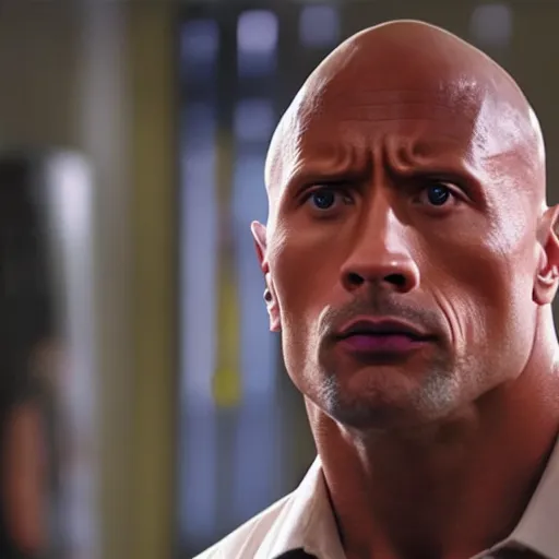 Image similar to dwayne johnson as john macintyre in diehard film, box office scene