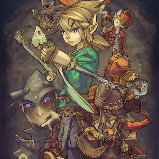 LINK - ZELDA FAN ART on Behance