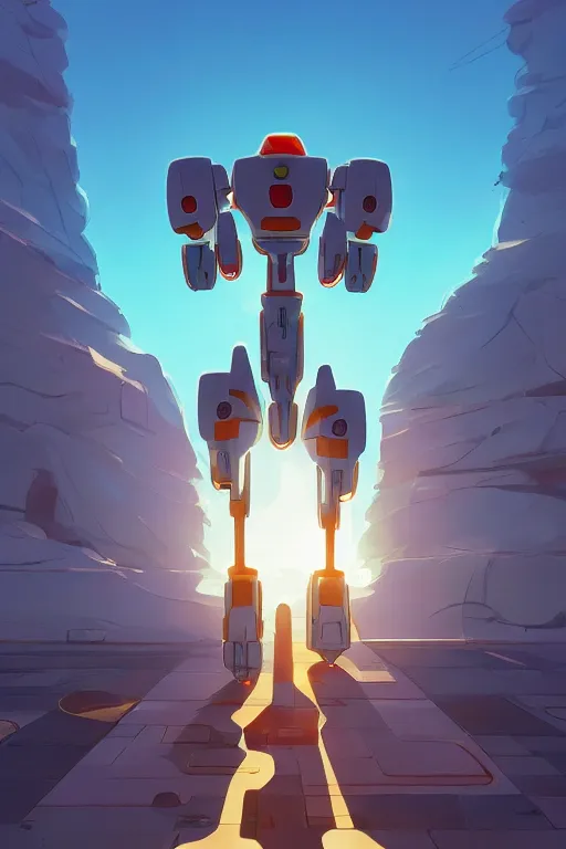 Image similar to metabots medabots medarotto medarot robot minimalist comics, behance hd by jesper ejsing, by rhads, makoto shinkai and lois van baarle, ilya kuvshinov, rossdraws global illumination ray tracing hdr radiating a glowing aura