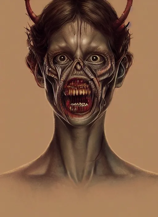 Prompt: a hyper detailed face portrait of ellen ripley transforming into xenomorph, by tom bagshaw, by zdzisław beksinski, trending on artstation