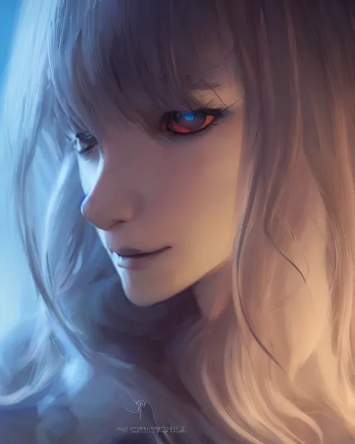 Image similar to a female ghost, translucent and scary looking, full shot, atmospheric lighting, detailed face, by makoto shinkai, stanley artgerm lau, wlop, rossdraws