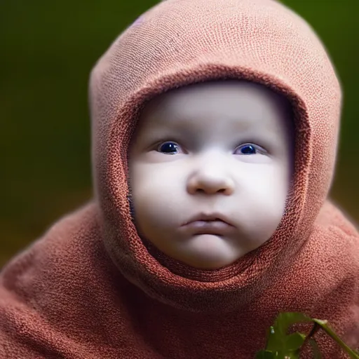 Prompt: baby angel, cherub, wearing ski mask, balaclava, hyper photo realistic 8K HD HDRI, photo by Annie Leibovitz