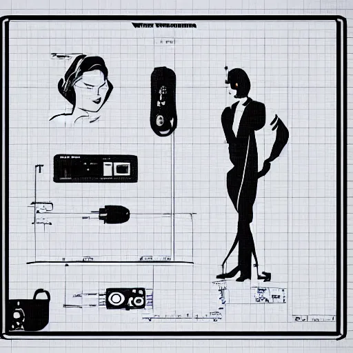 Prompt: blueprint of womanizer, technical drawing, fun factory, adult toys, industrial design, consumer electronics