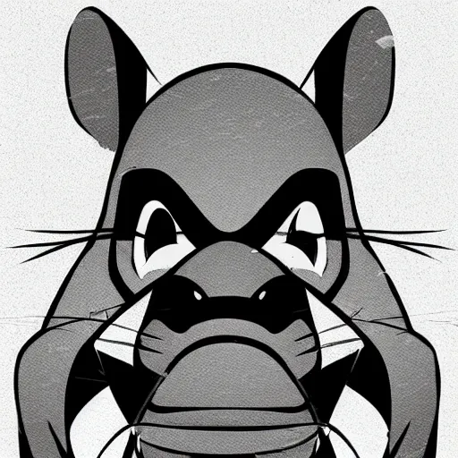 Prompt: portrait of a splinter hamato yoshi rat, clean cel shaded vector art. shutterstock. behance hd by lois van baarle, artgerm, helen huang, by makoto shinkai and ilya kuvshinov, rossdraws, illustration,