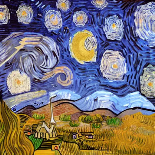 Image similar to lexi belle painting by van gogh