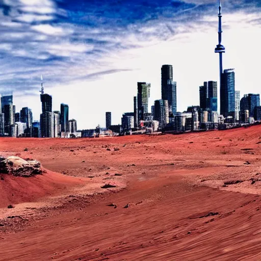 Prompt: red planet tours Toronto