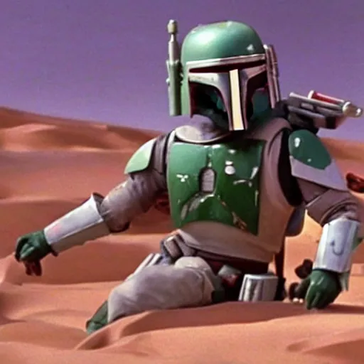 Image similar to boba fett in toy story ( 1 9 9 6 )