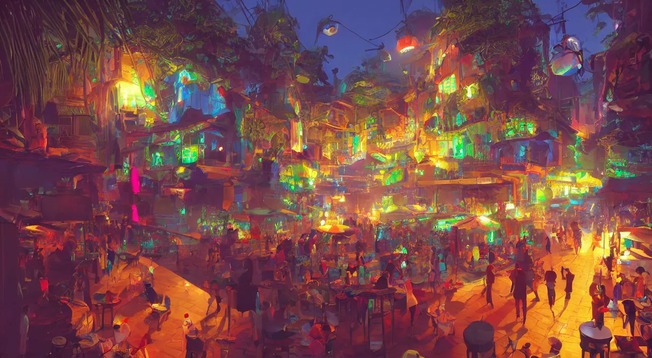 Image similar to bazaar zouk oriantal multicolorful sky shine place mosquet painting stylized digital video game icon global illumination ray tracing 8 k hd resolution, by ilya kuvshinov and cushart krentz and gilleard james